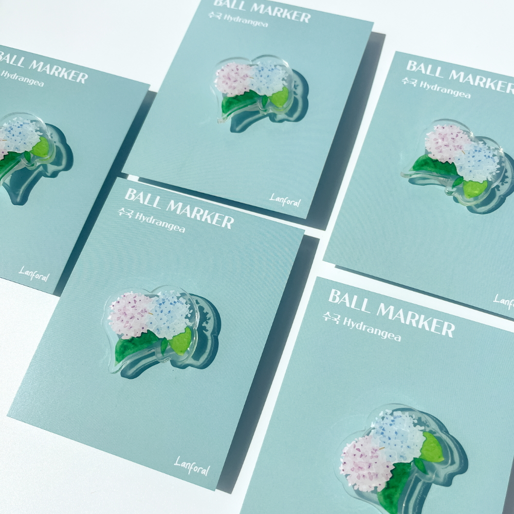 해바라기 골프공 볼마커의 사본