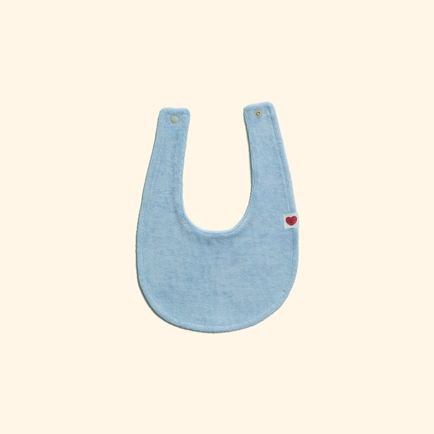 Petit Terry Bib - baby blue