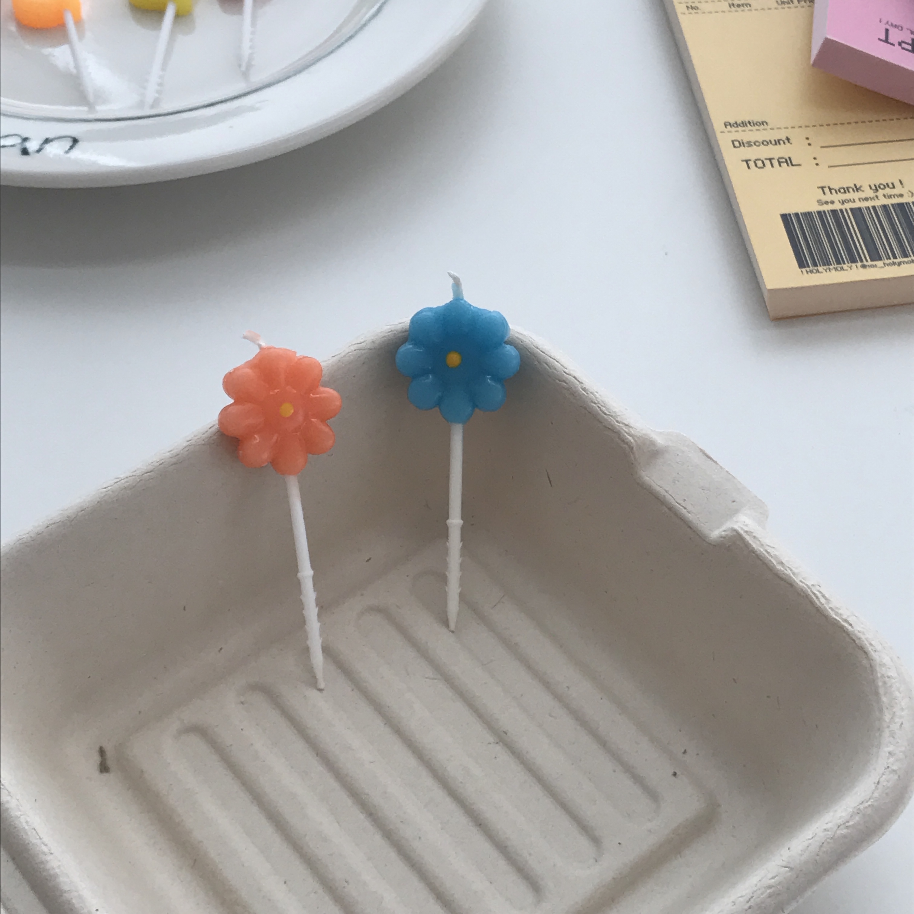 Flower candle