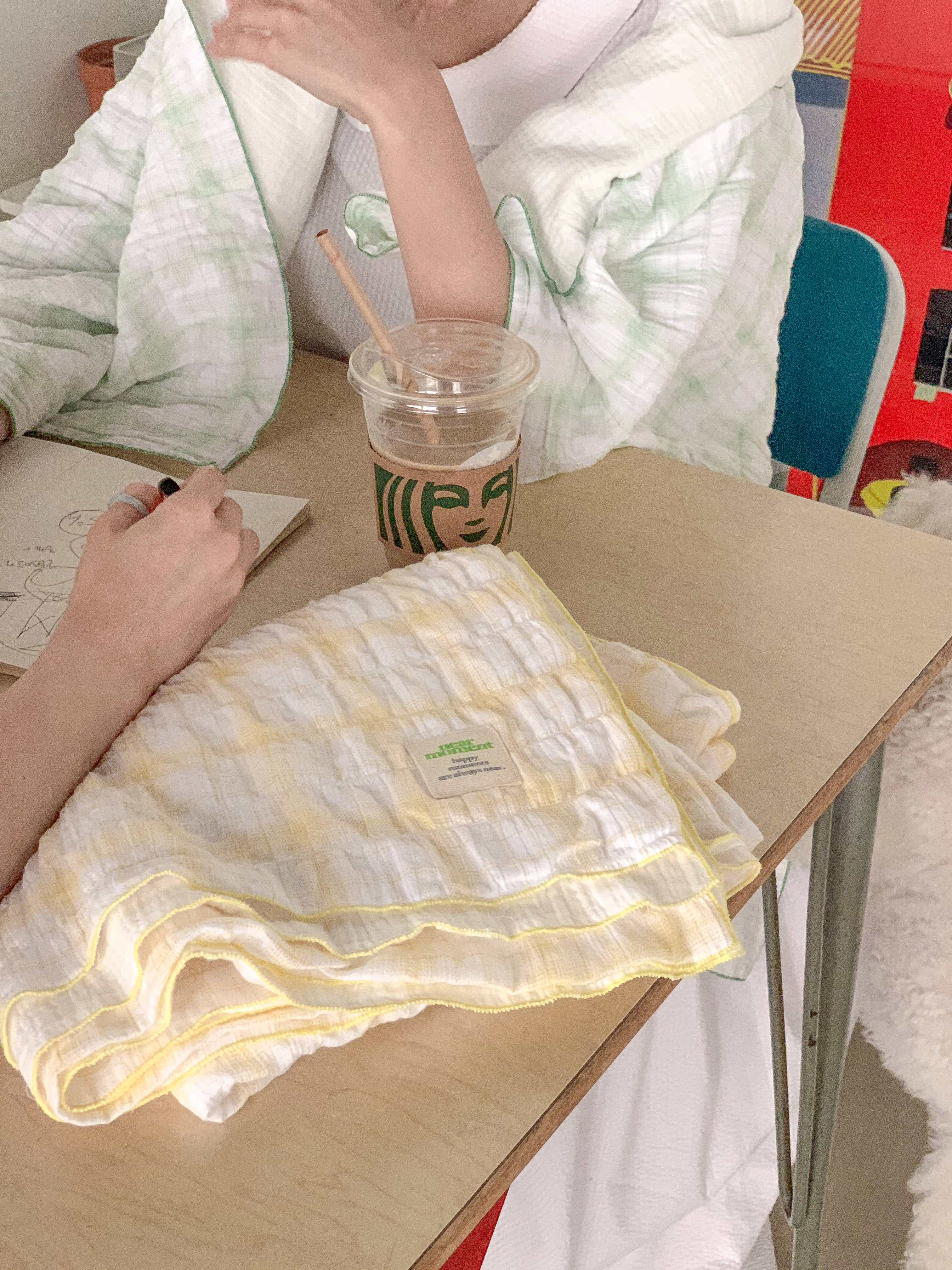 💛yellow summer blanket