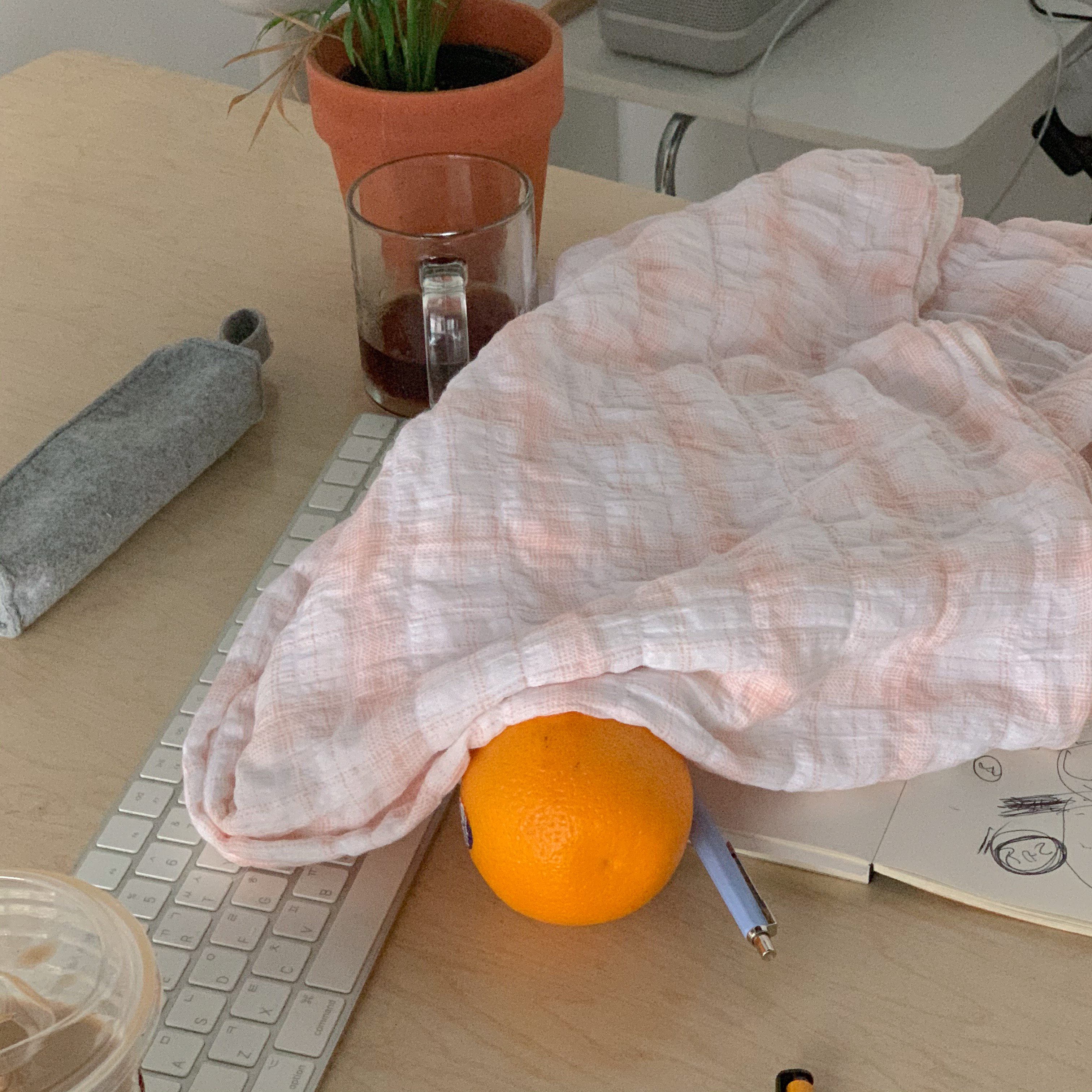 ❤️peach summer blanket