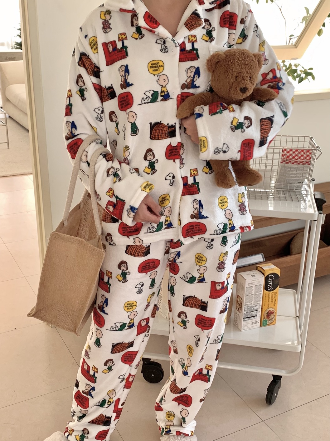스누피 수면 파자마 🛏 _ wh&rd