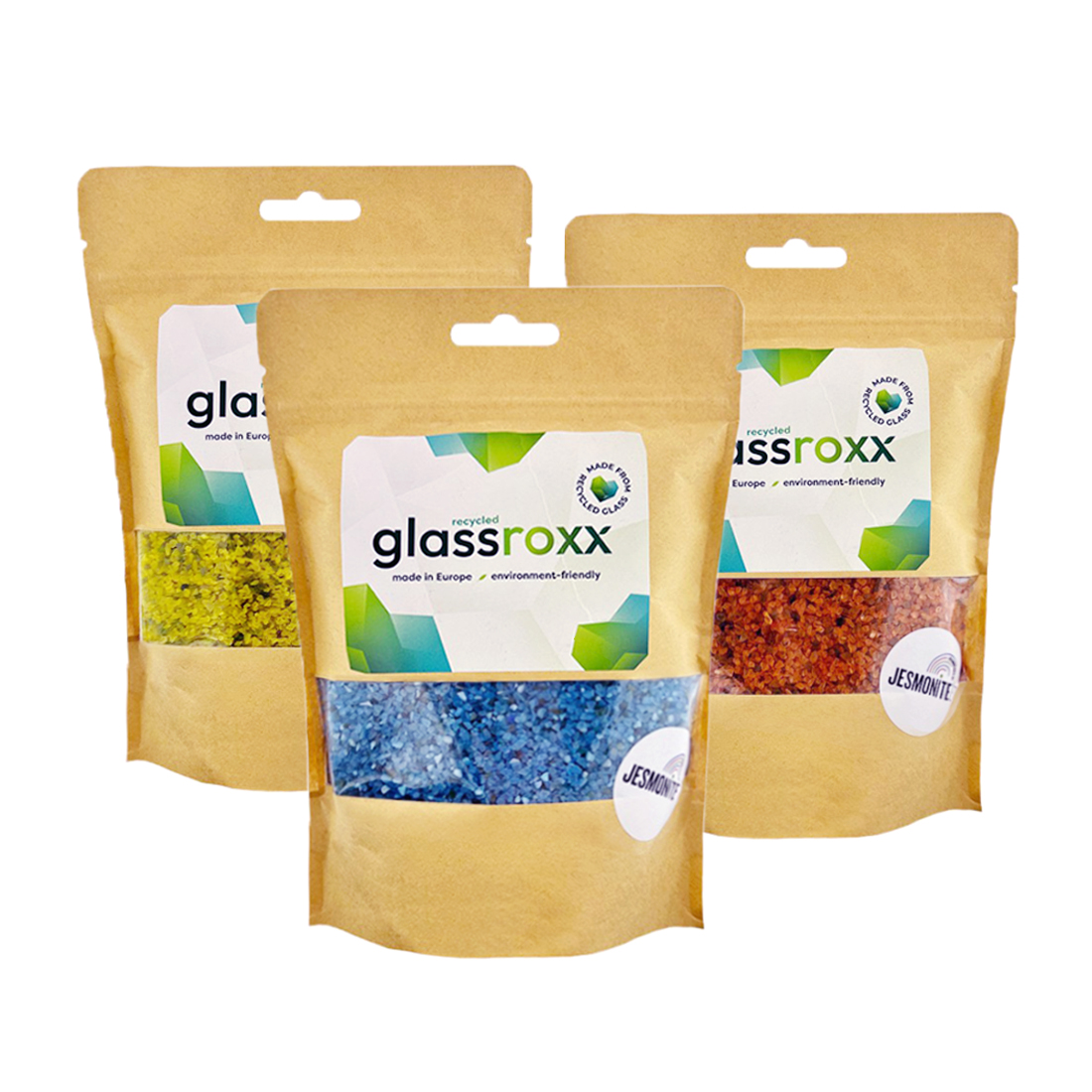 GlassRoxx® 150g – 옐로우·오렌지·레드·바이올렛·블루 시리즈
