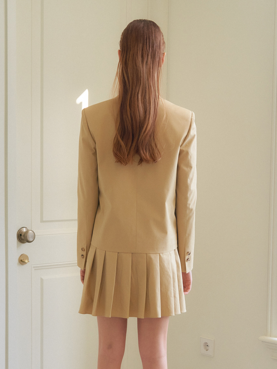 CHLOE STANDARD COTTON JACKET_BEIGE