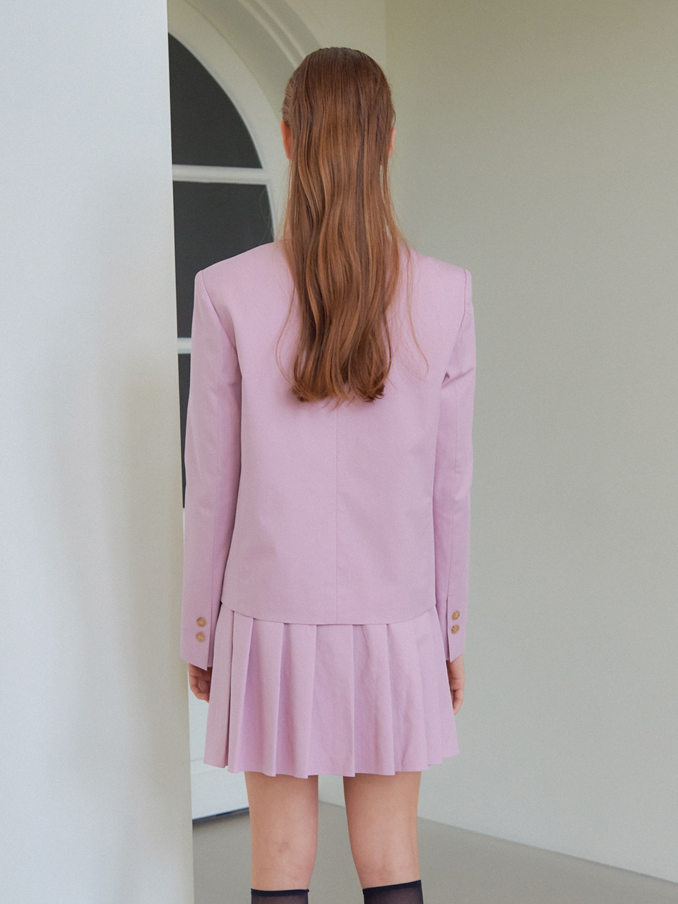 CHLOE STANDARD COTTON JACKET_LAVENDERPINK