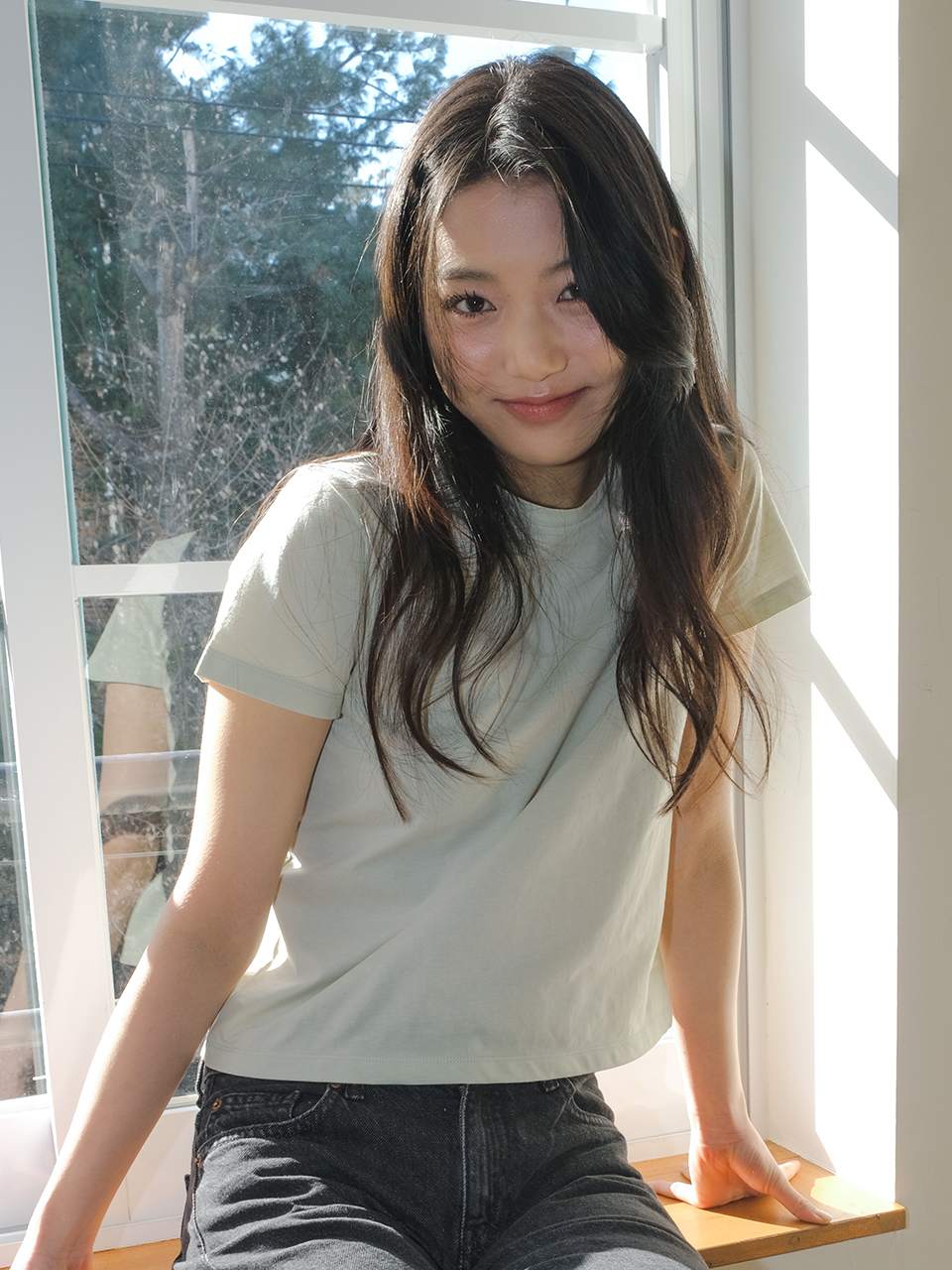 CLASSIC HALF SLEEVES T-SHIRT_MINT