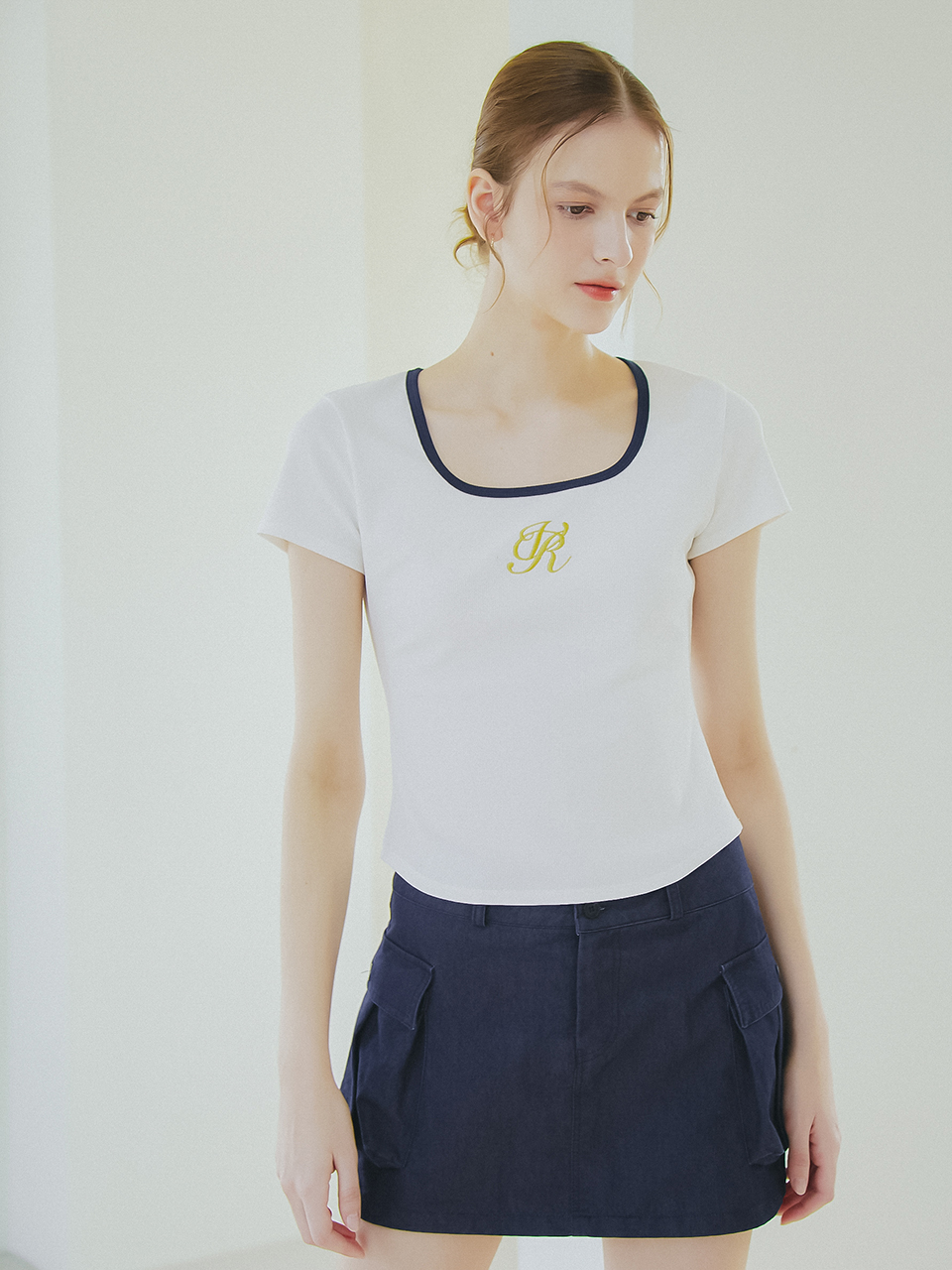 CARGO MINI SKIRT_NAVY