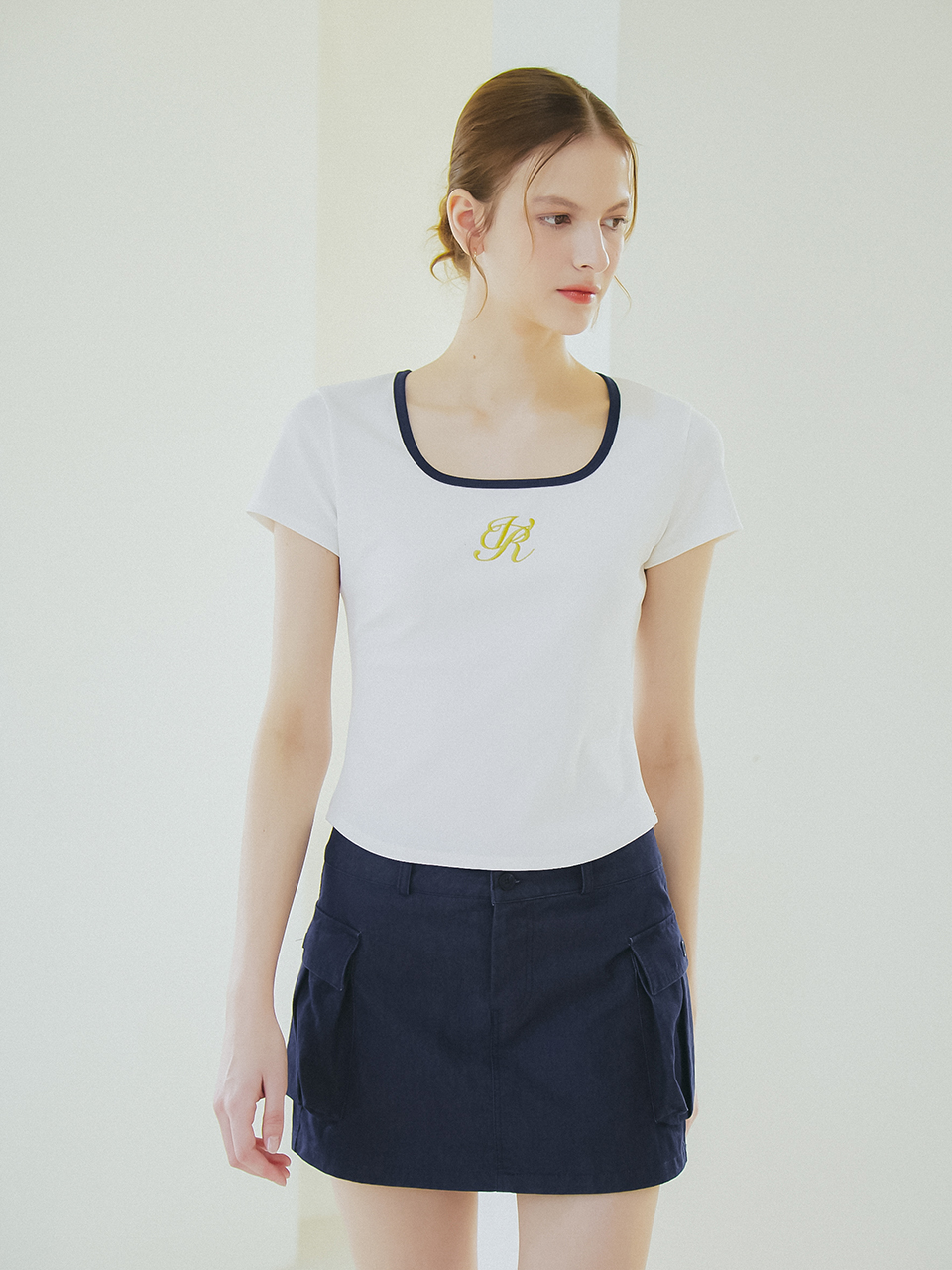 CARGO MINI SKIRT_NAVY
