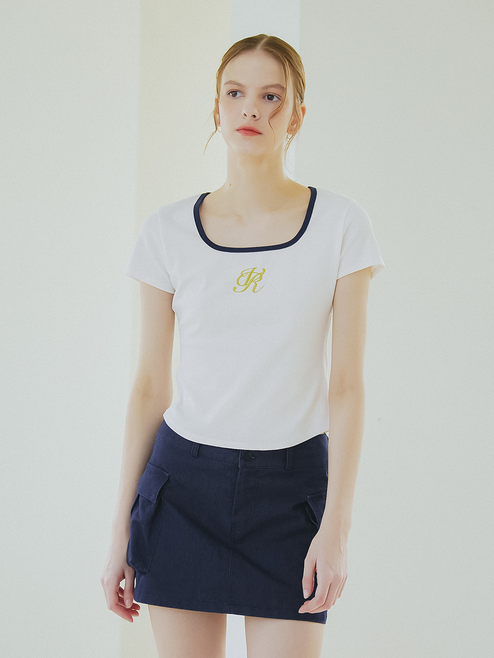 CARGO MINI SKIRT_NAVY