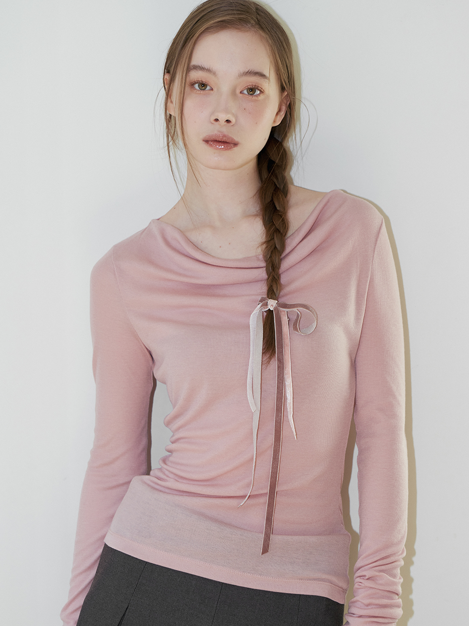 DRAPED STRING TOP_5COLOR