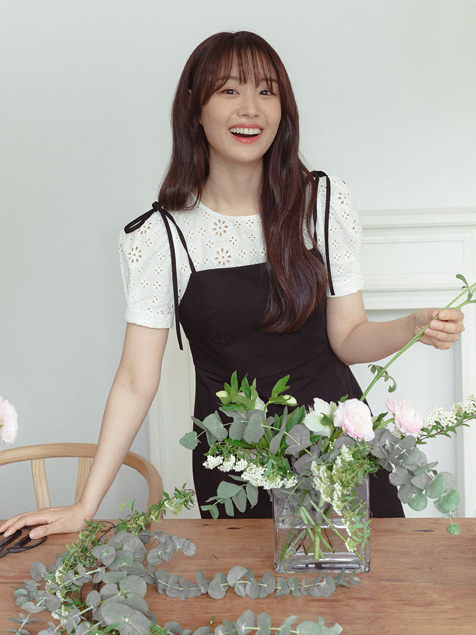 LAYERED SLEEVELESS ONEPIECE_BLACK