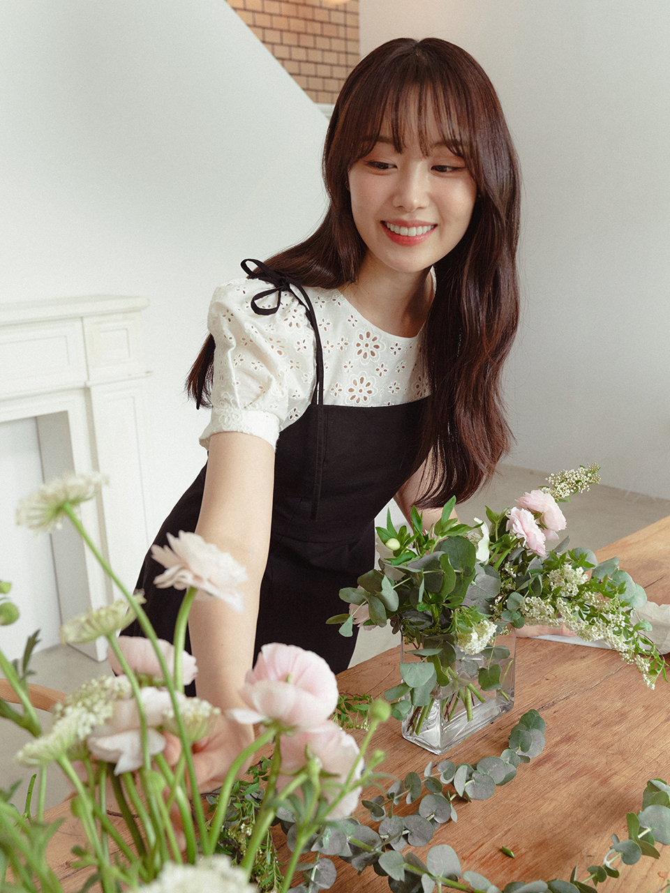 LAYERED SLEEVELESS ONEPIECE_BLACK