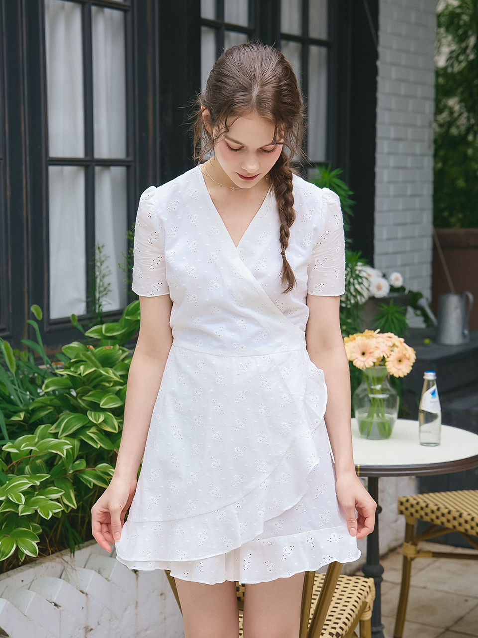 PUNCHING LACE JUMPSUIT_WHITE
