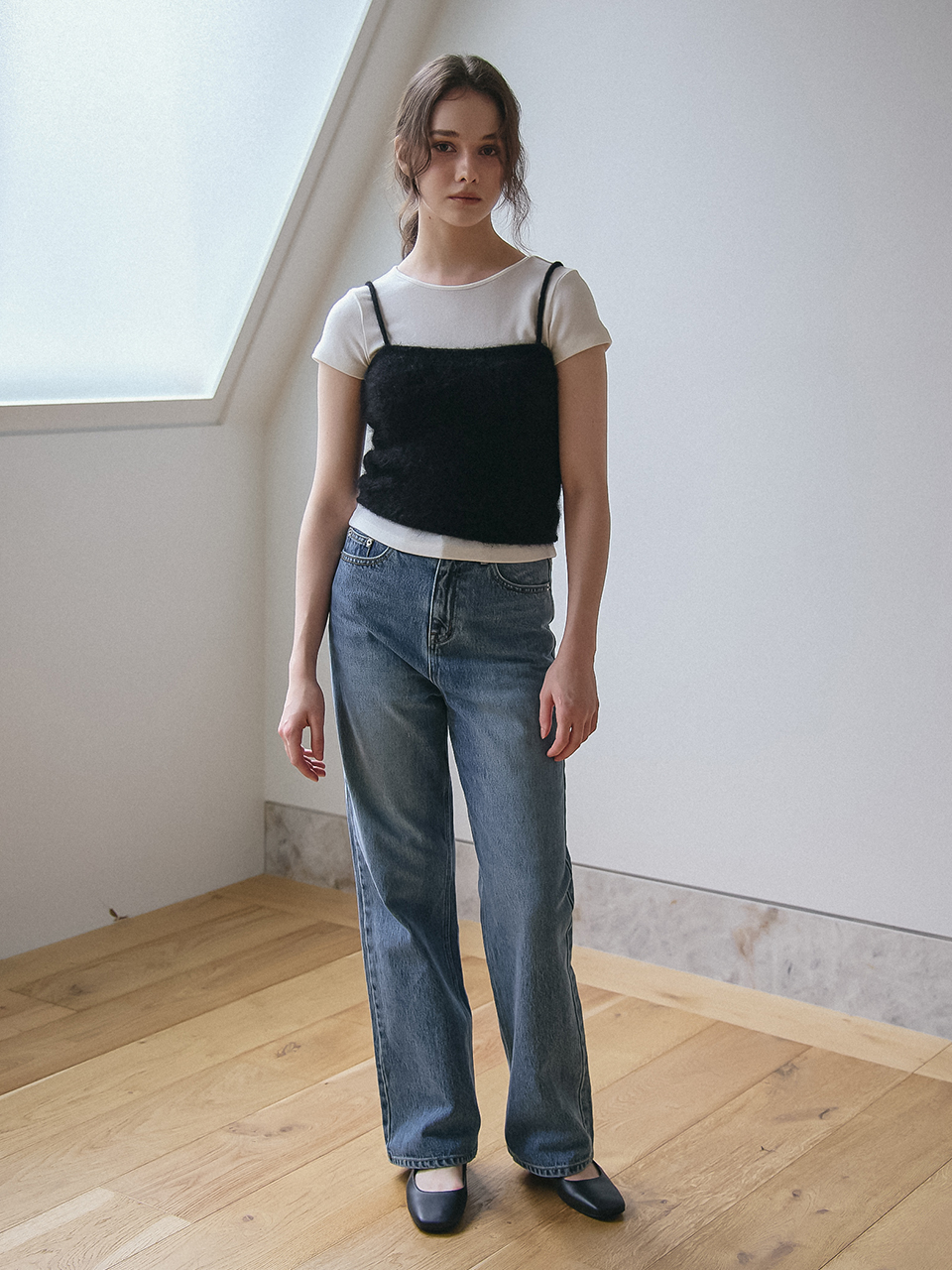 SEMI WIDE DENIM PANTS_MEDIUM INDIGO