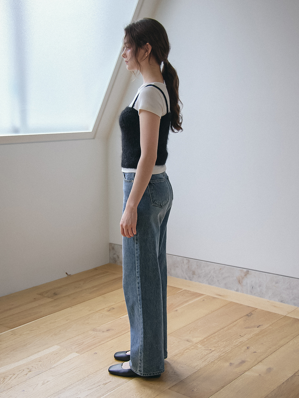 SEMI WIDE DENIM PANTS_MEDIUM INDIGO