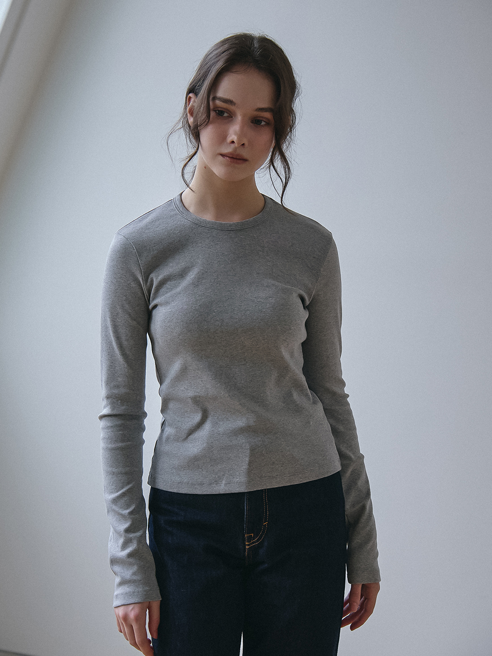 BUNNY LONG SLEEVES T-SHIRT_2COLOR