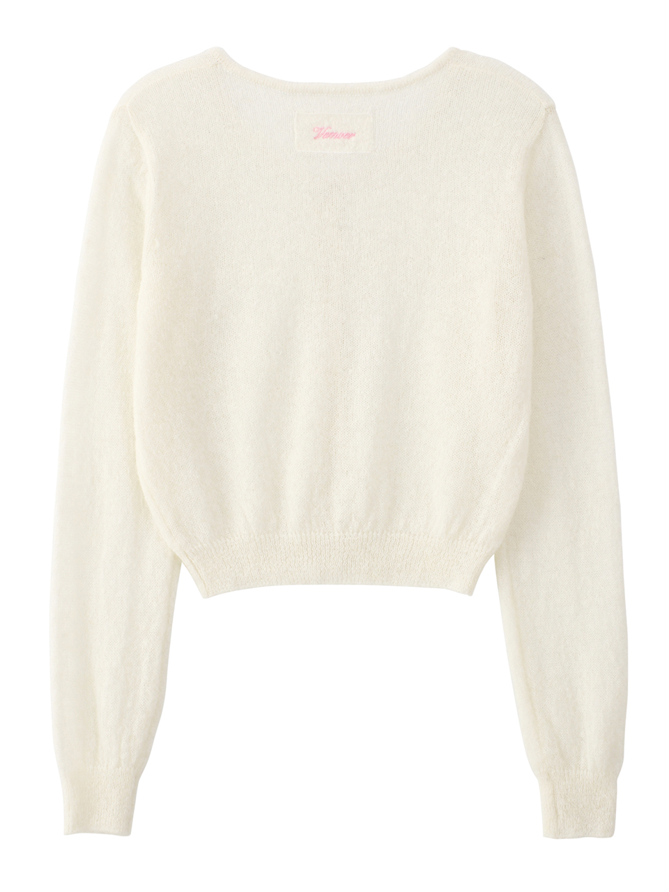 ALPACA BLEND KNIT CARDIGAN_IVORY
