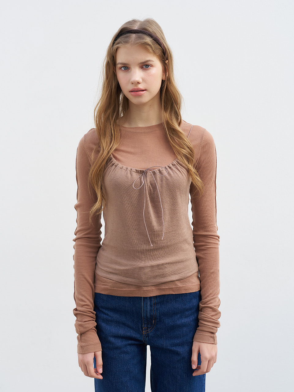 STRING BUSTIER TOP_3COLOR