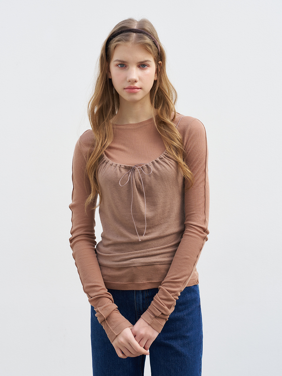 STRING BUSTIER TOP_3COLOR