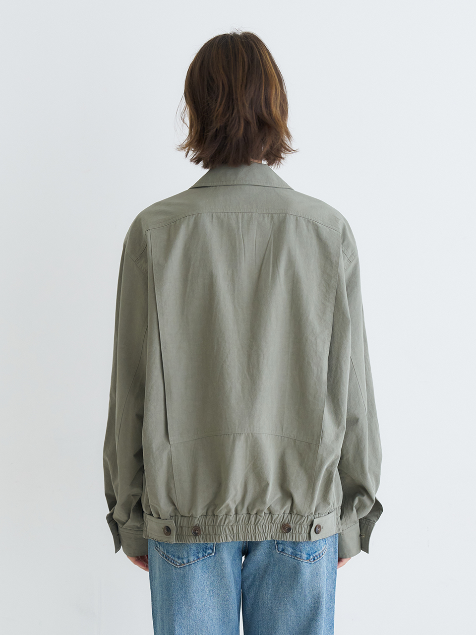 COTTON BLOUSON_KHAKI