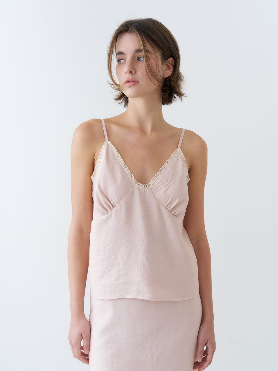 LACE TRIM CAMISOLE BLOUSE_PINK