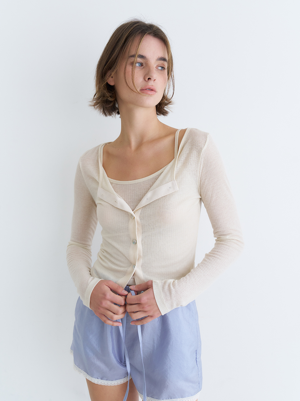BASIC TENCEL CARDIGAN SET-UP_3COLOR
