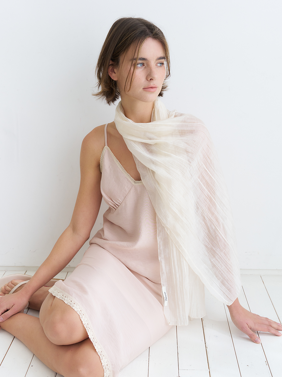 DAILY WRINKLE SCARF_2COLOR