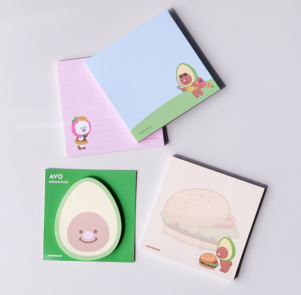 아보 스마일 점착 메모지