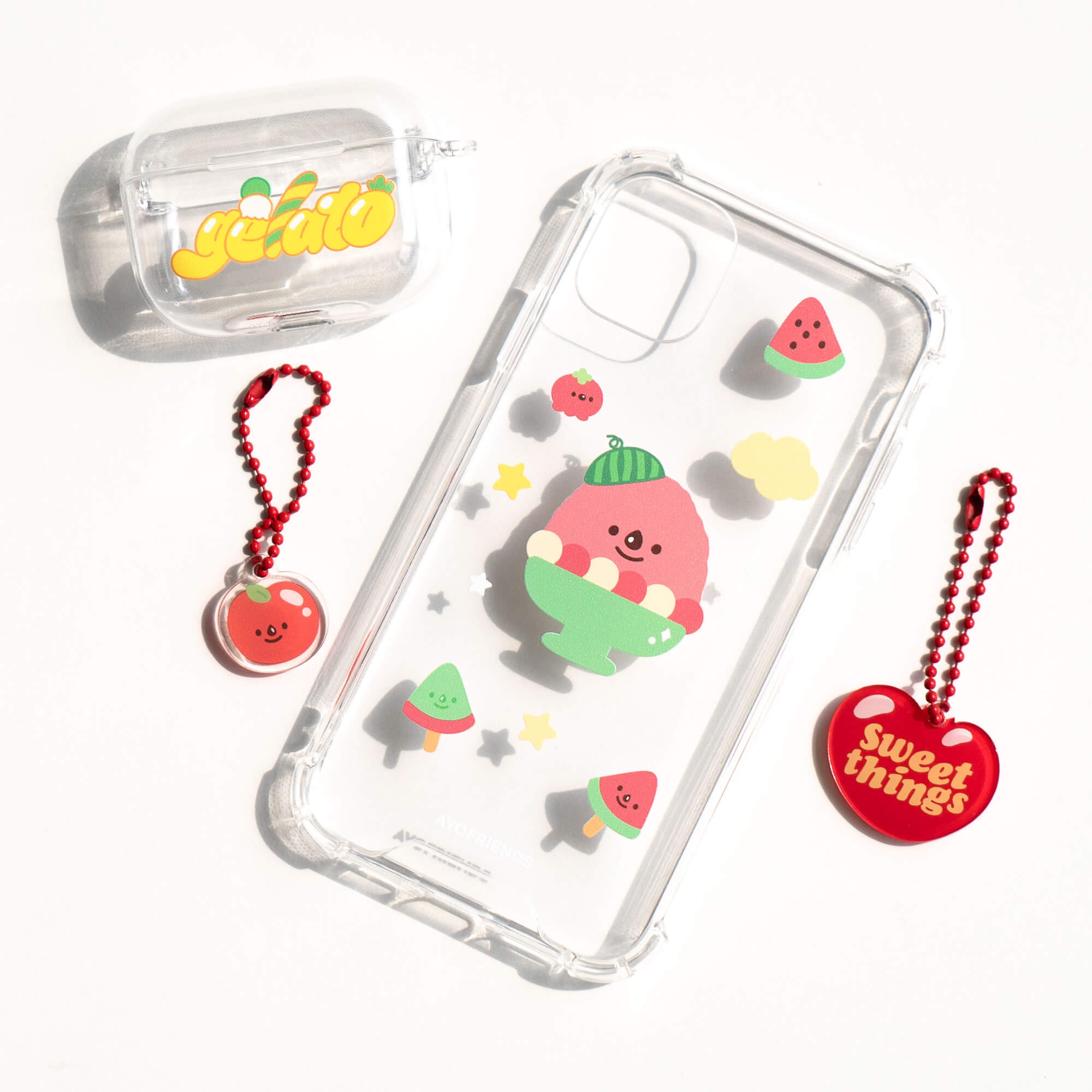 과일 빙수 폰케이스 4종