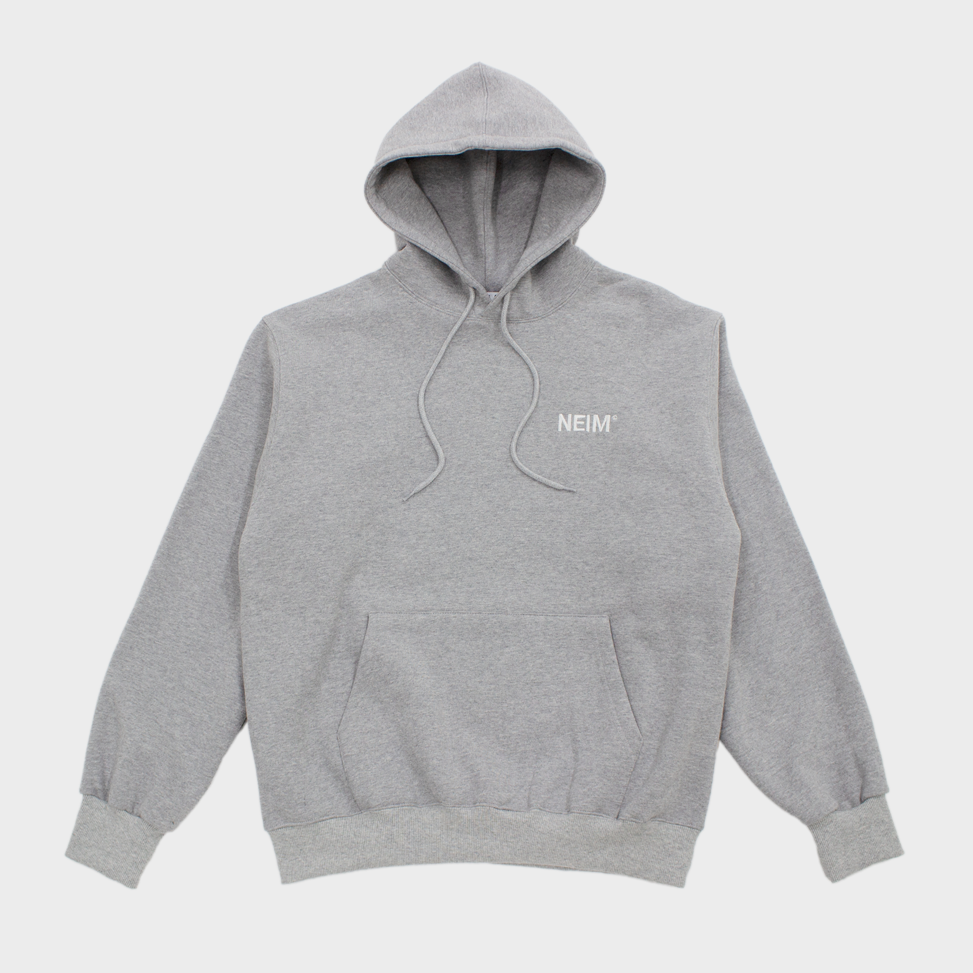 [Affiliate Only] NEIM EMBROIDERED LOGO HOODIE (Grey)