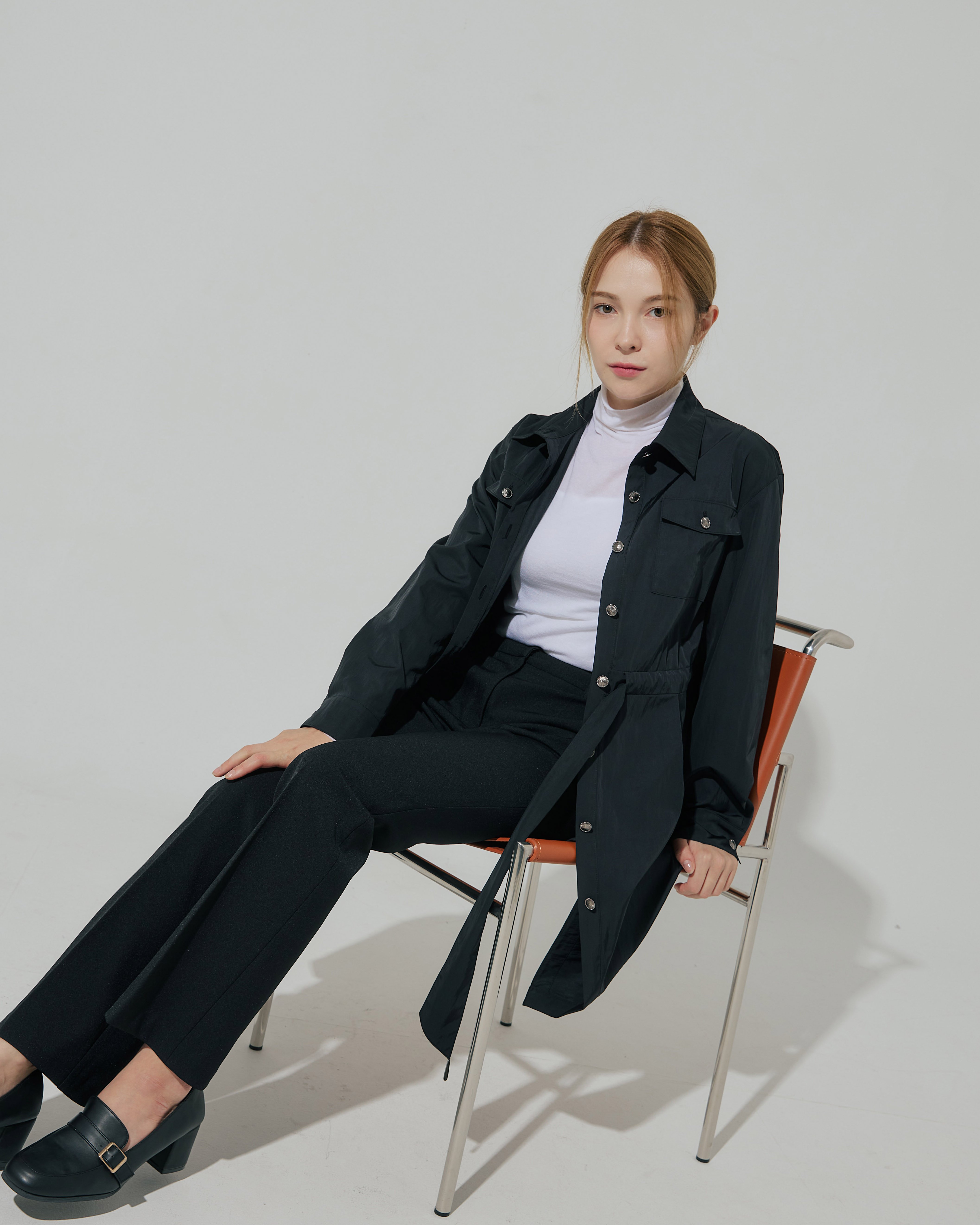 투웨이 윈드 셔츠 드레스