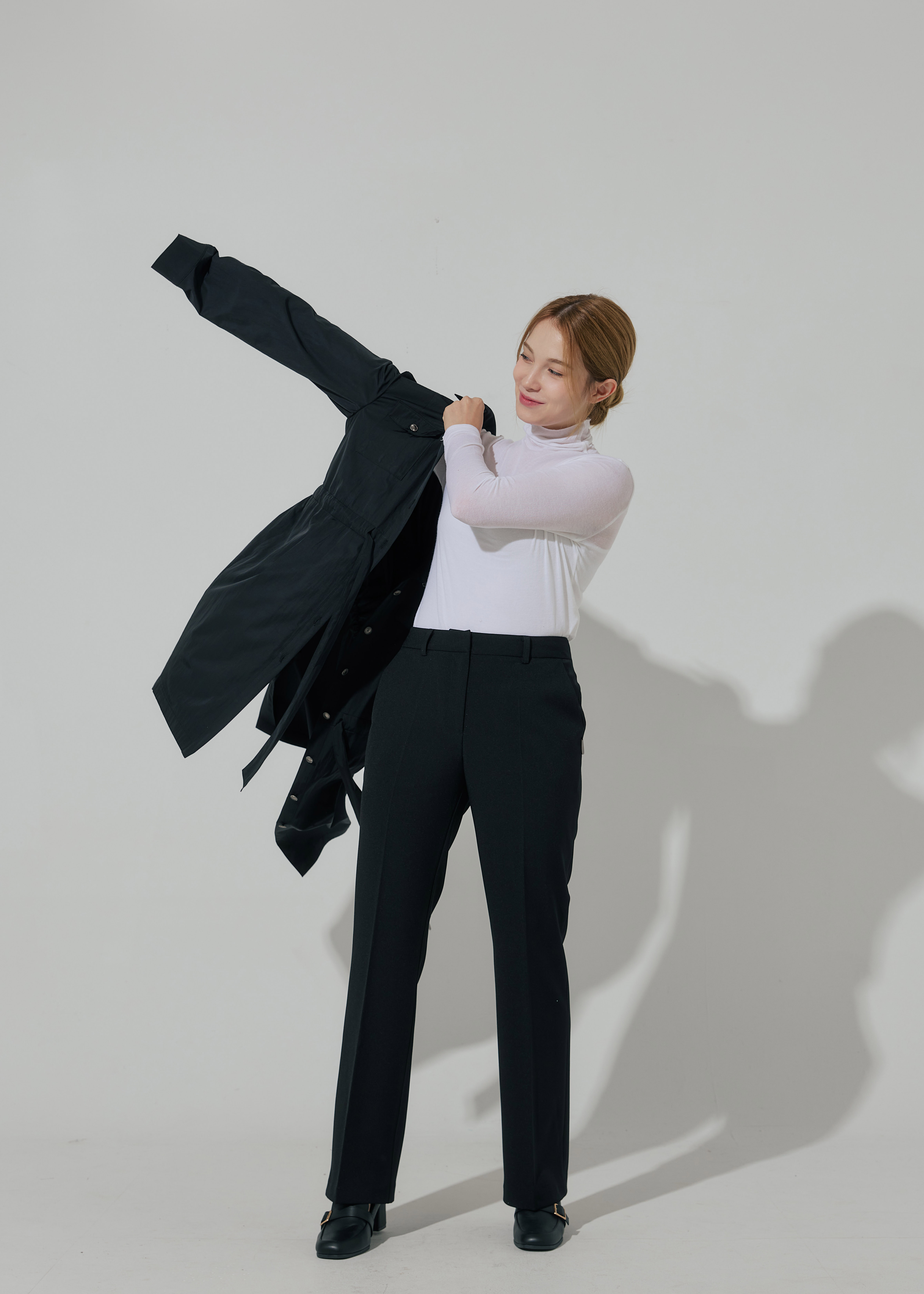 투웨이 윈드 셔츠 드레스