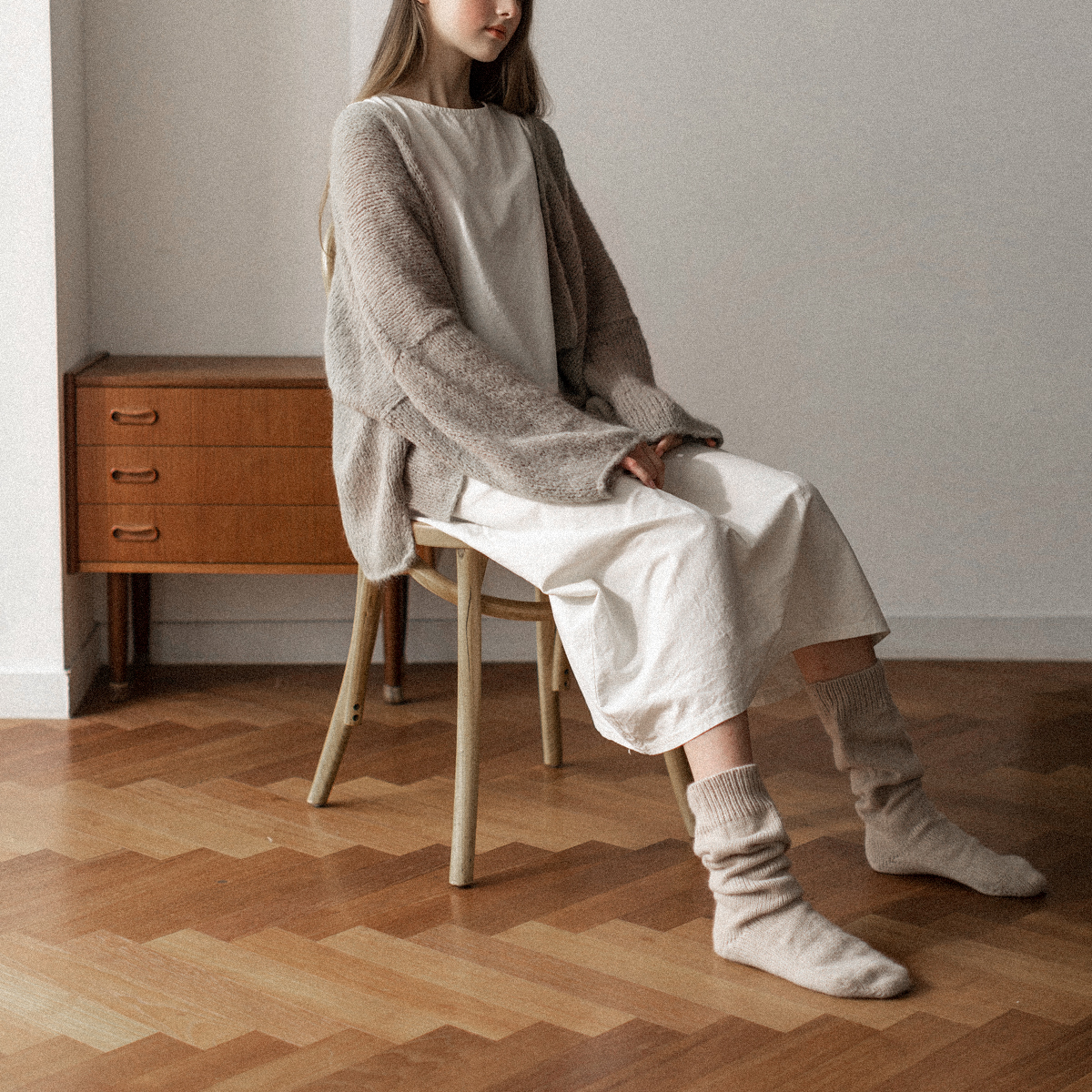 [마마랜스의 일상 니트_도안X] 클라우디 판초&가디건 실패키지 (CLOUDY PONCHO & CARDIGAN)