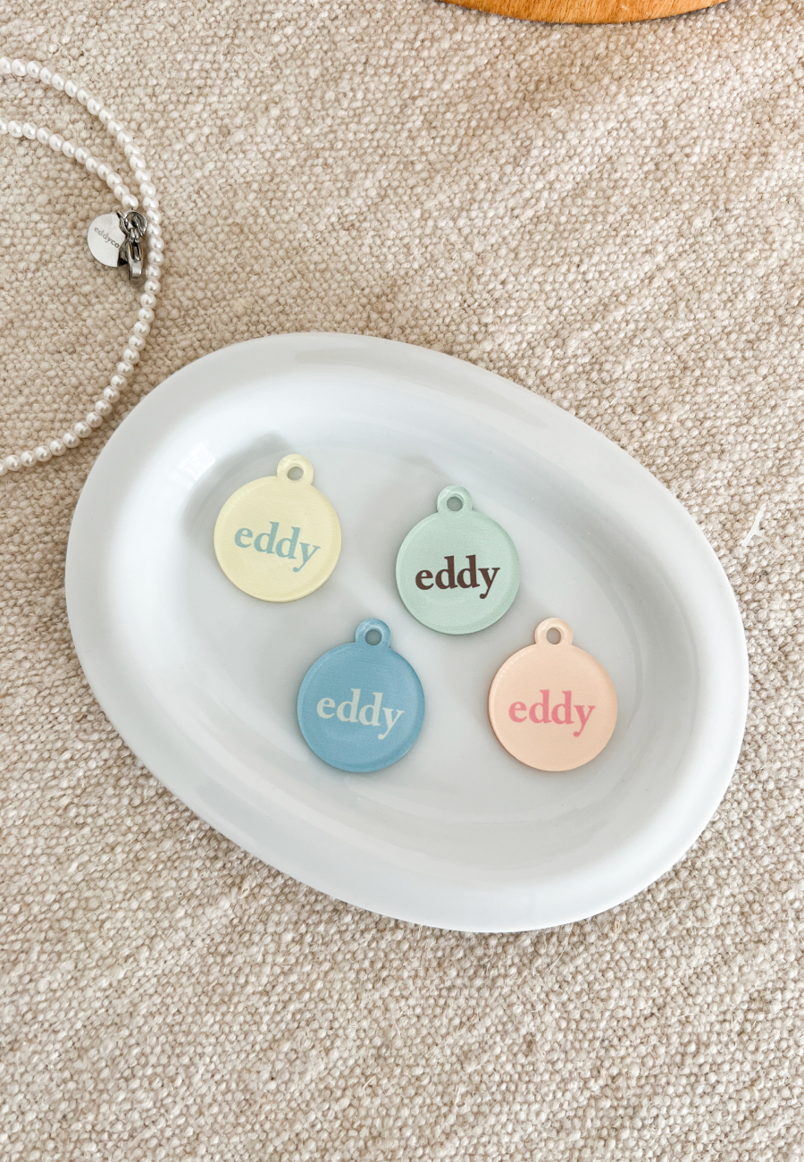 Round Nametag 이름