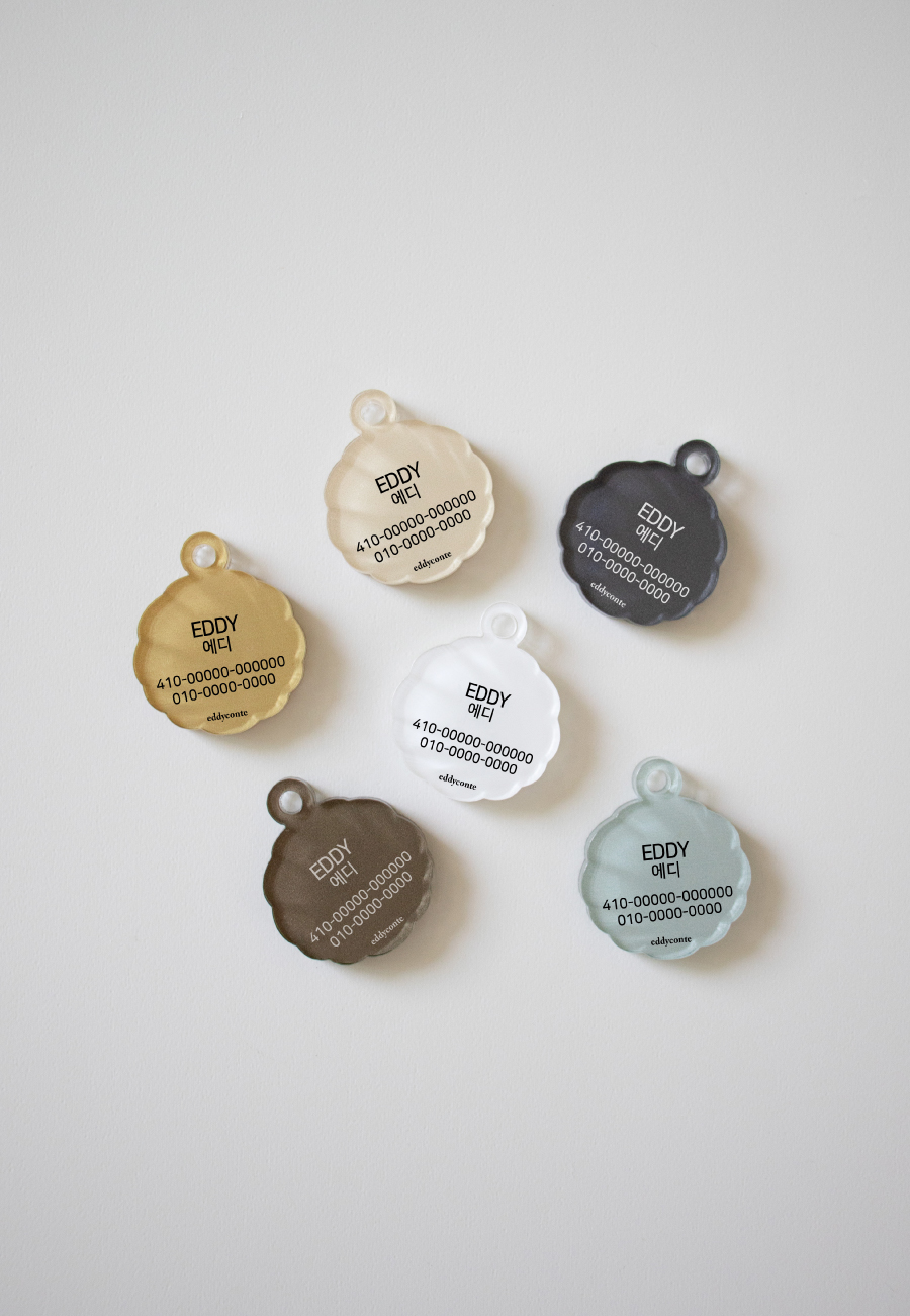 Face nametag Circle 동그란얼굴
