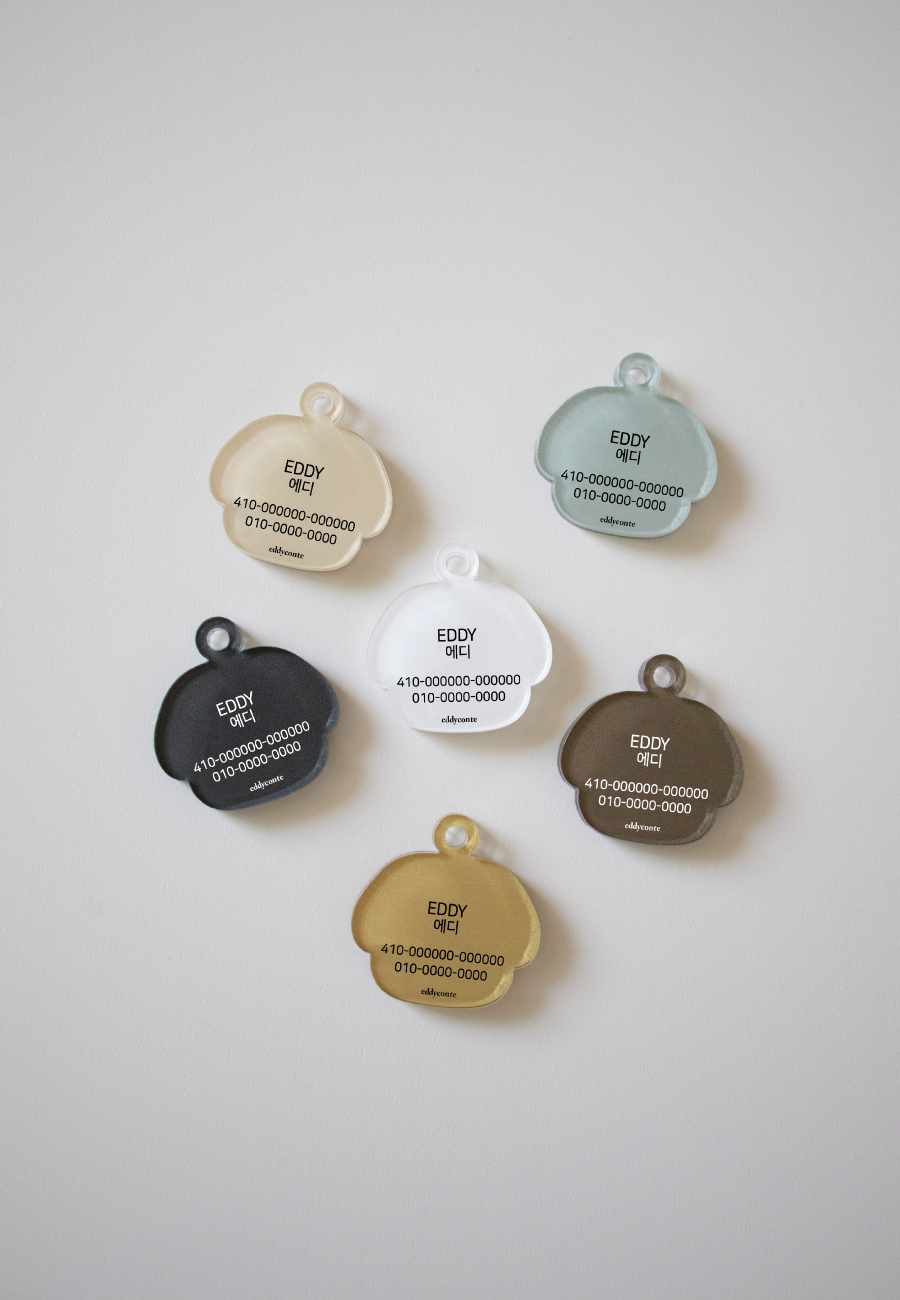 Face nametag Mushroom 양송이