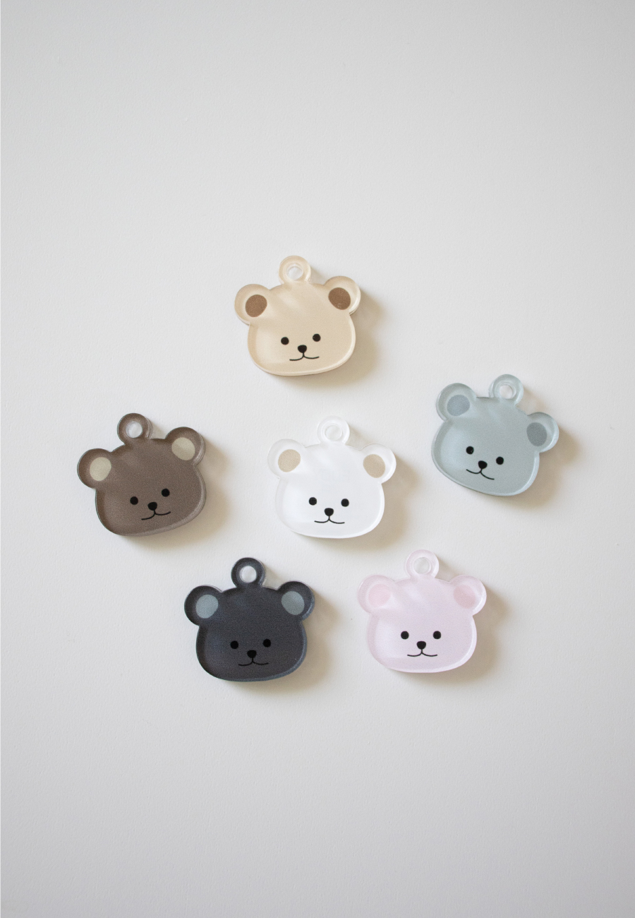 Face nametag Bear 곰돌이