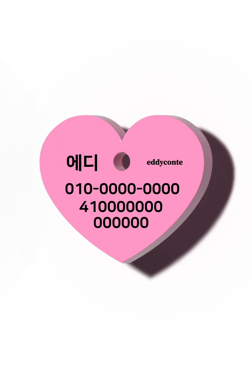 Heart nametag blackpink