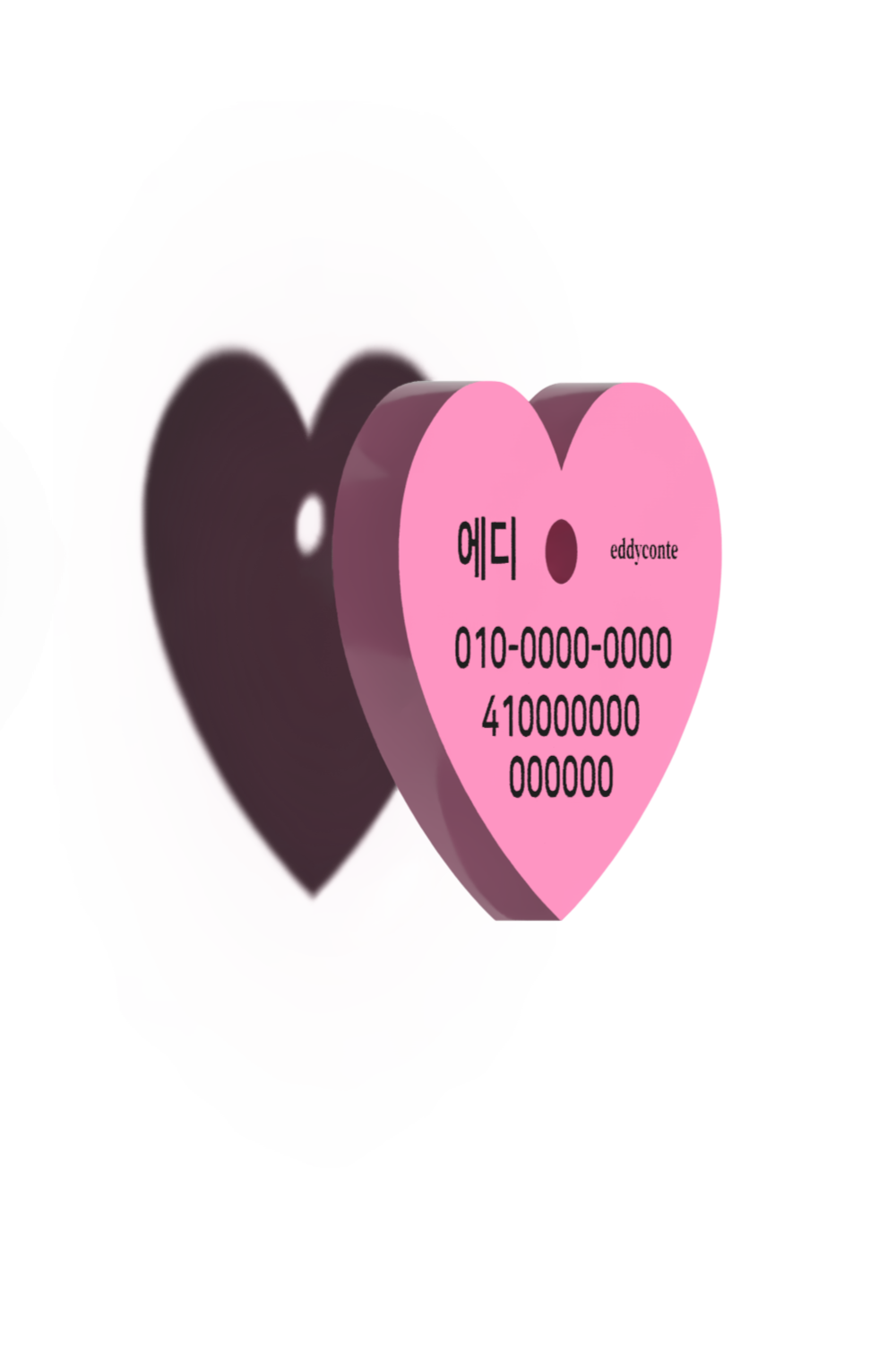 Heart nametag blackpink