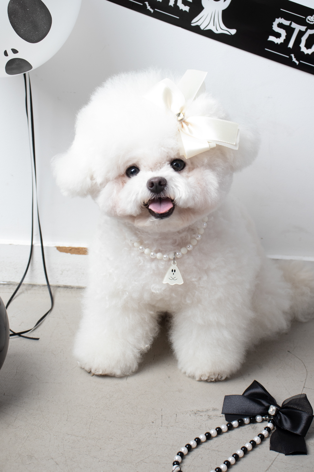 Ghostper nametag (cream)