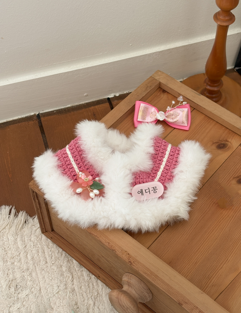 Furcape hanbok brooch set