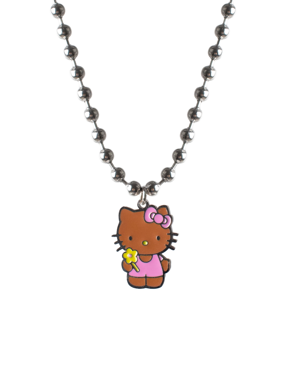sanrio surgical nametag tanning kitty