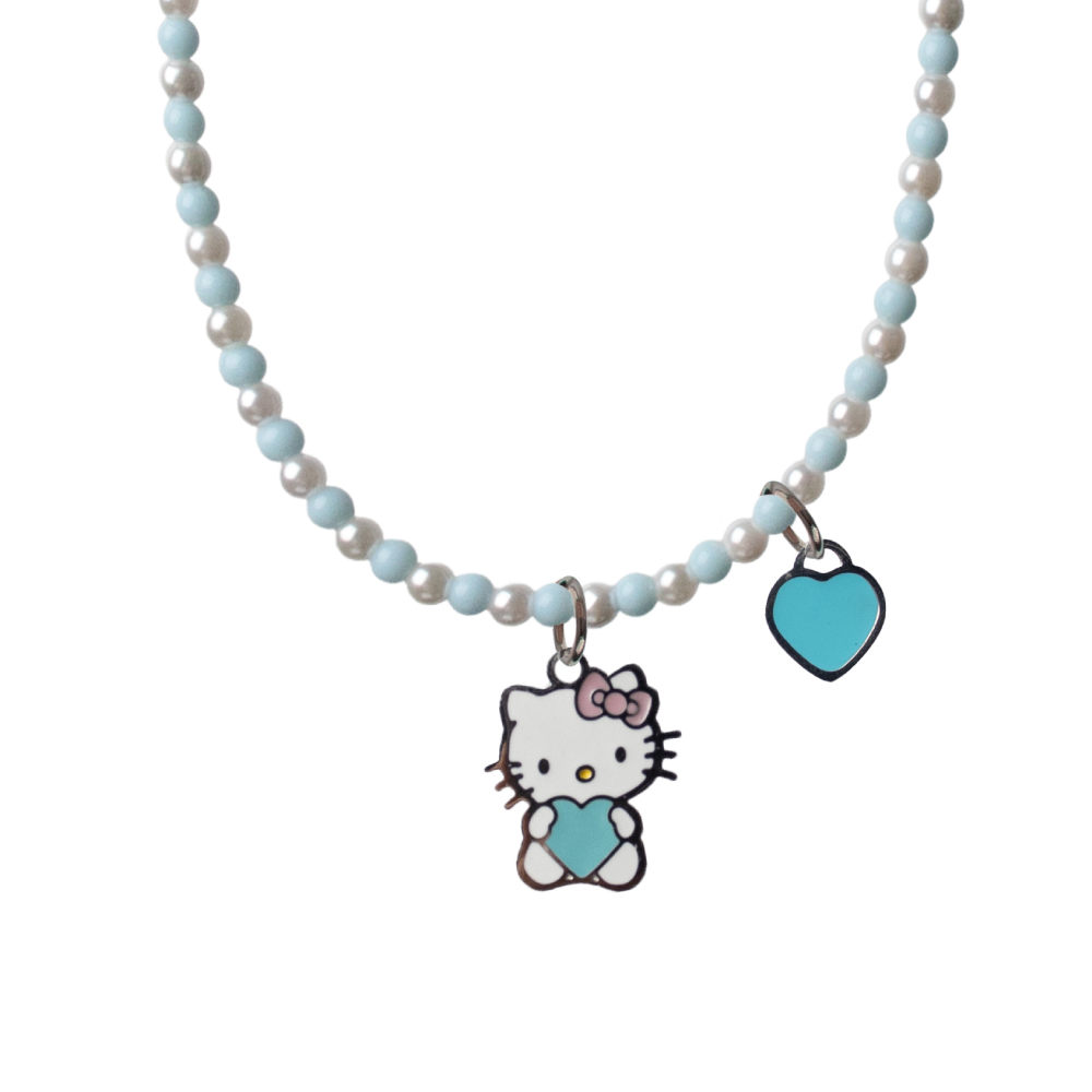 sanrio surgical nametag blueheartkitty