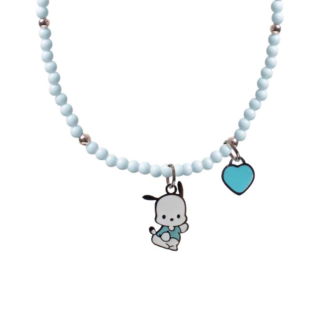 sanrio surgical nametag bluepochacco