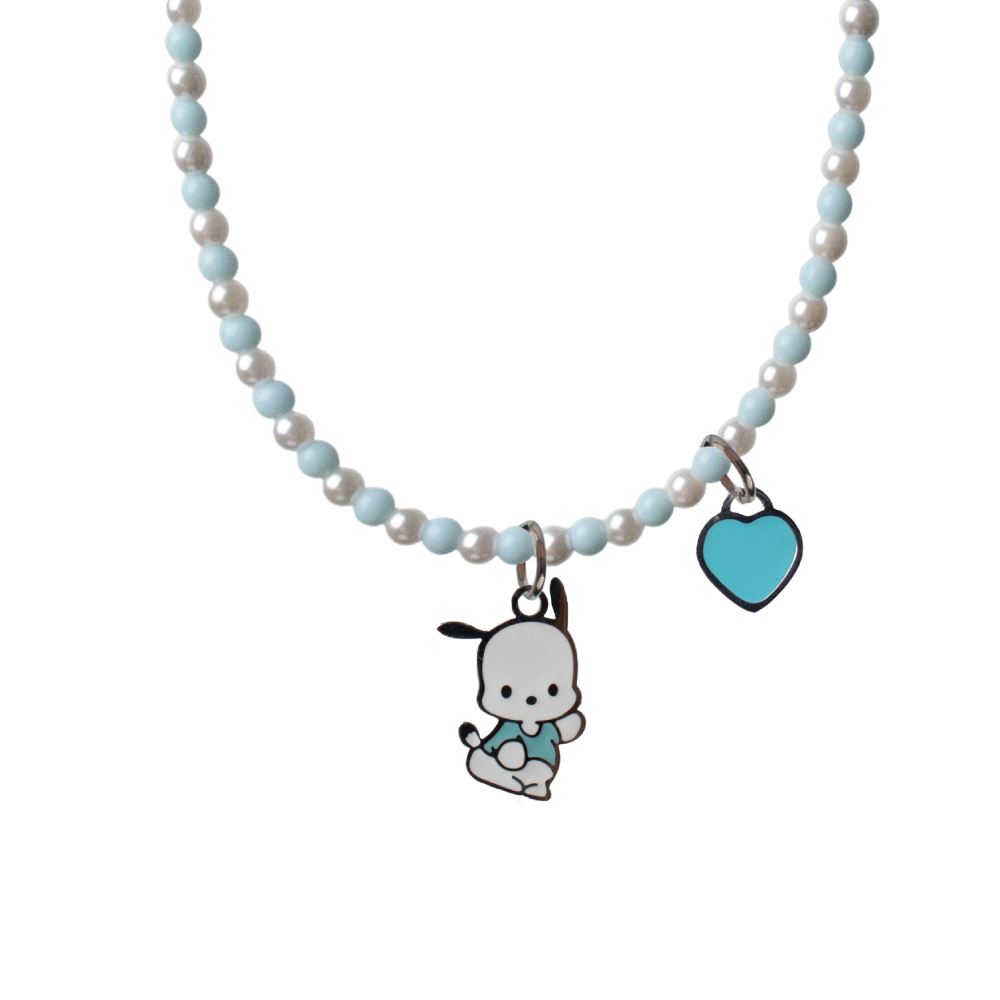 sanrio surgical nametag bluepochacco