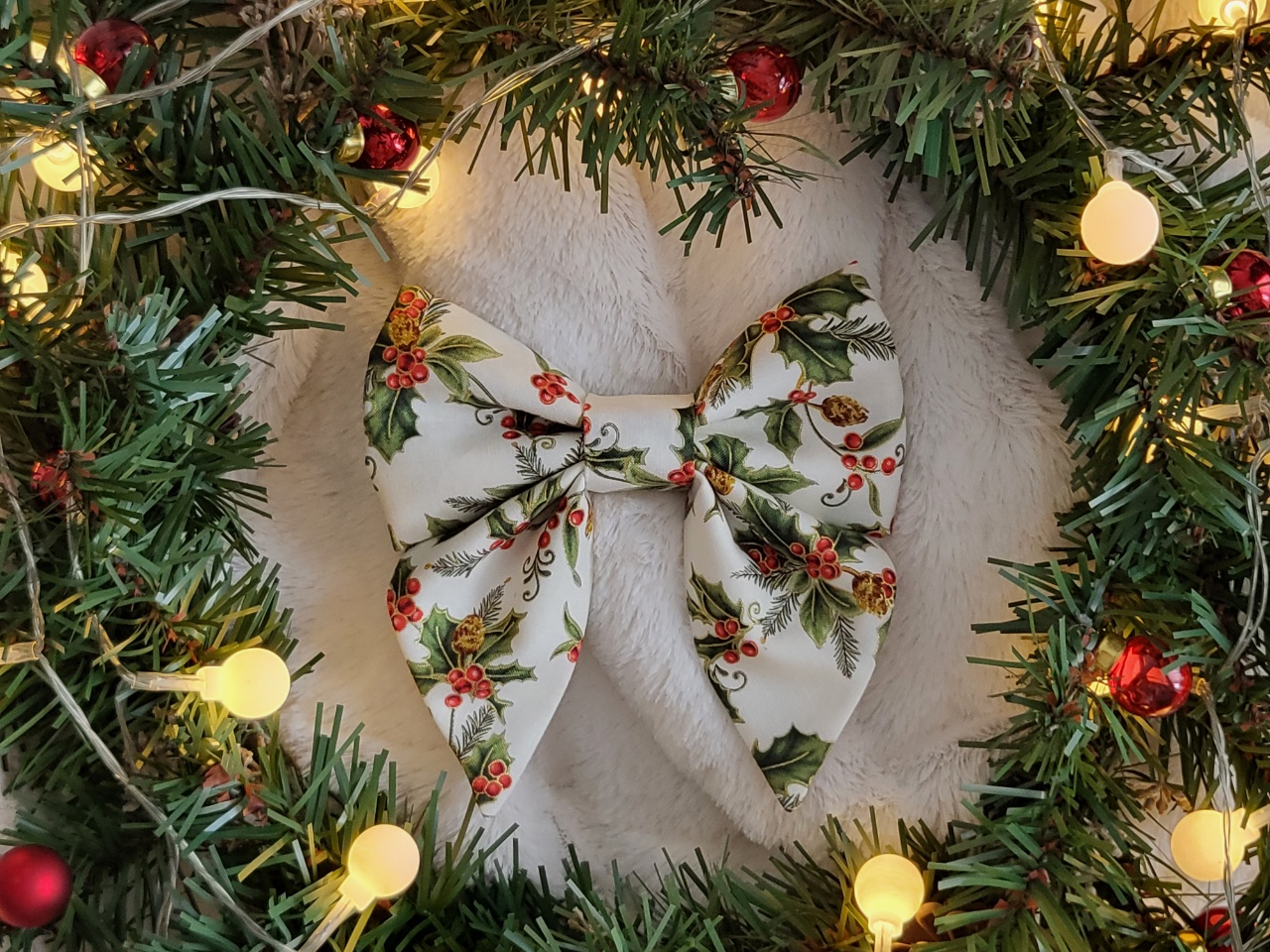 Under the Mistletoe Bow + Bow Tie