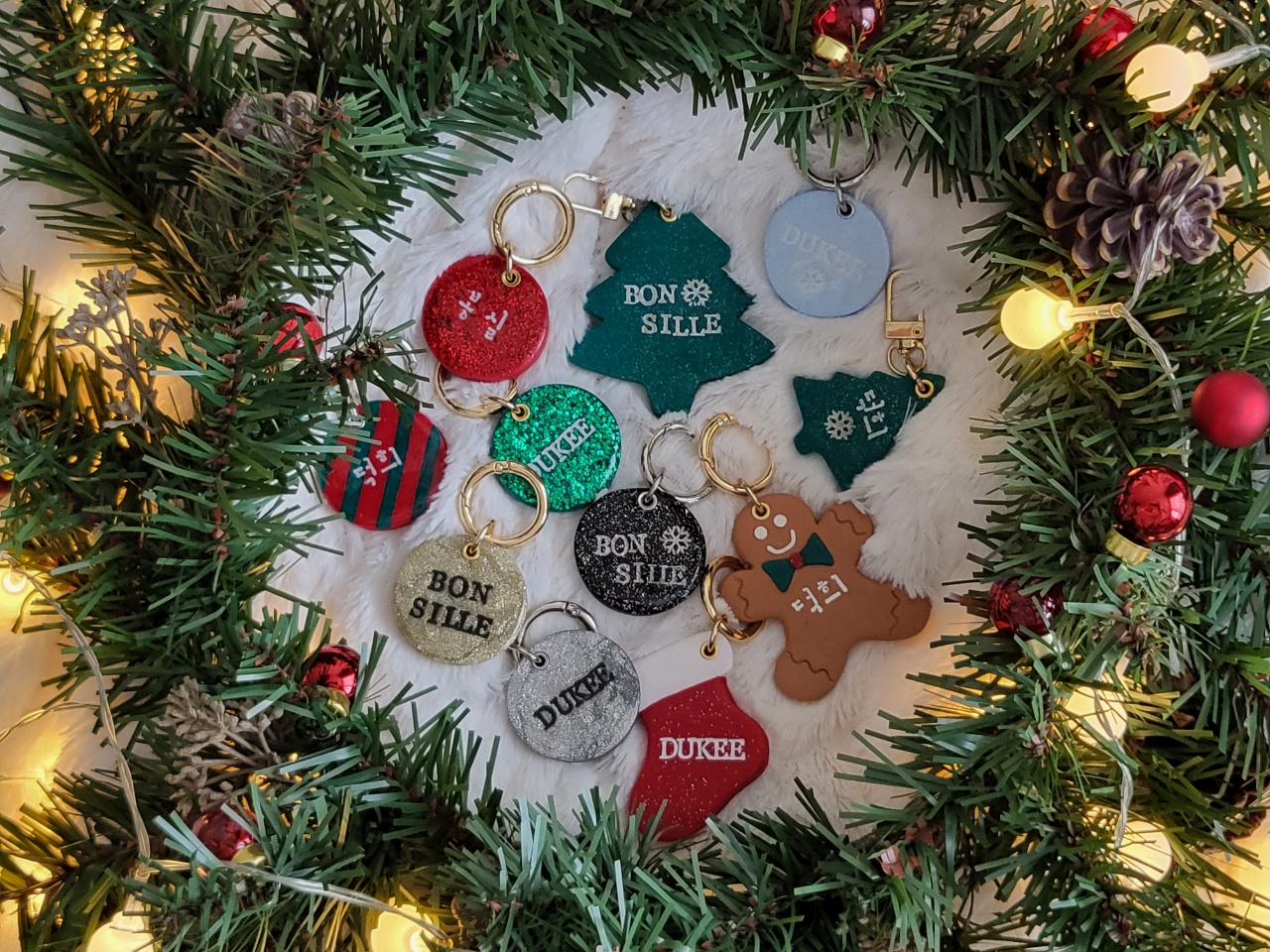 Christmas Dog Tags
