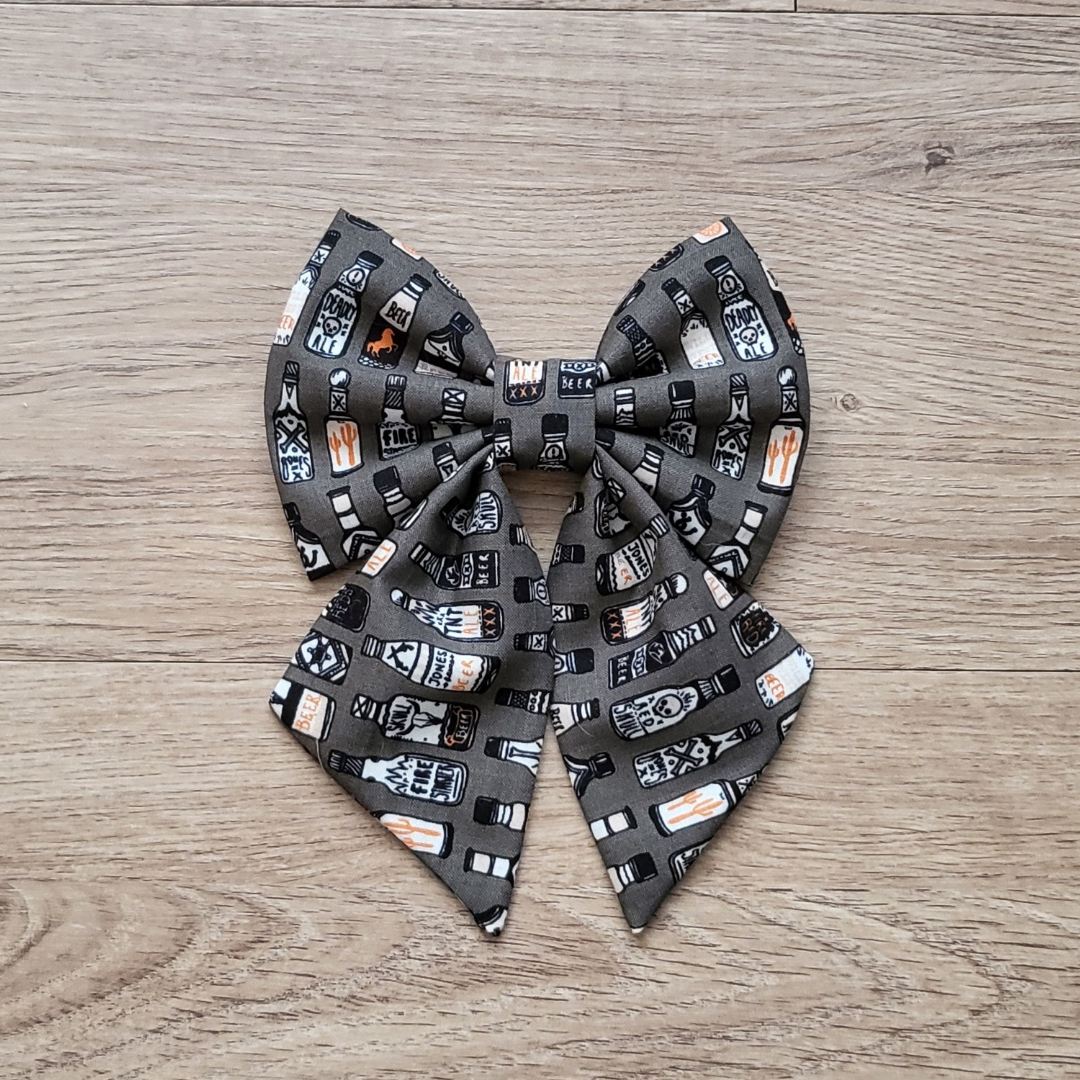 Beer Cheers Bow + Bow tie