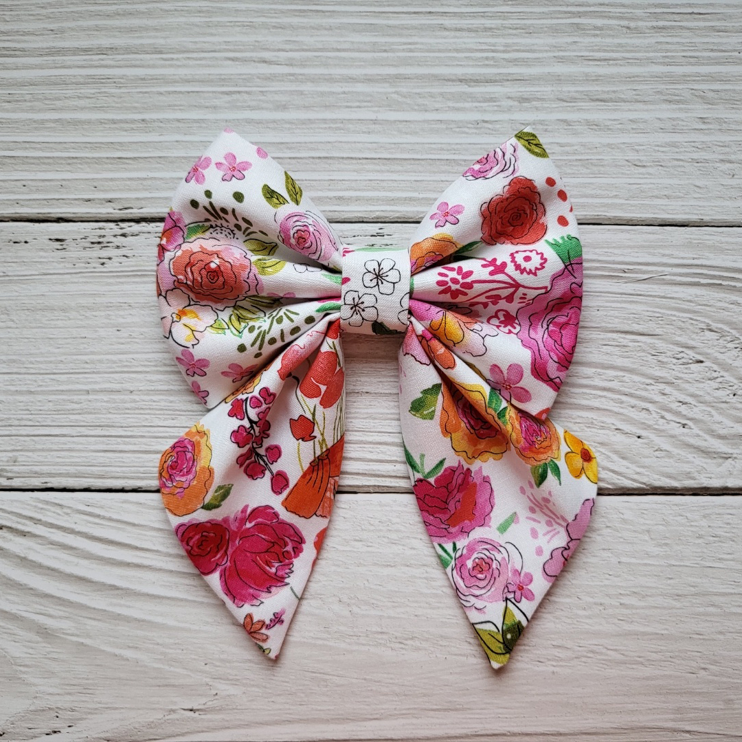 ROSE GARDEN bow + bow tie