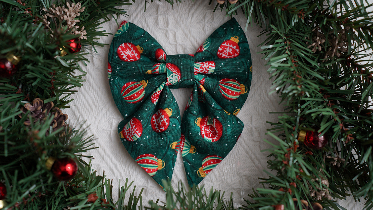 Wishing Ornaments bow + bow tie